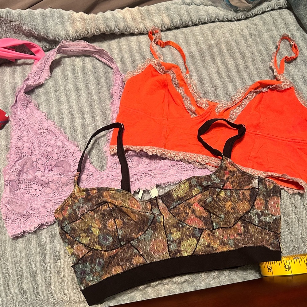 Lot of Free People bralettes